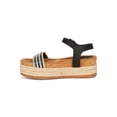 thumbnail image 4 of Women Ribbon Weave Open Toe Band Espadrille Flatform Sandal 18808, 4 of 6