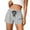 Gray, variant on Stichou Women's Shorts Drawstring Elastic Waist Casual 2026 Summer Spring Comfortable Workout Running Gym Shorts Pink 2XL