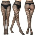 thumbnail image 5 of Idoravan Women Leggings Women Pants Sexy Mesh Perspective Leggings Plus Size Fishnet Netting Stockings, 5 of 5