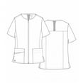 thumbnail image 3 of Maevn EON Back Mesh Panel Short Sleeve Zip Front Scrub Jacket, 3 of 3
