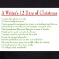 thumbnail image 3 of CafePress - Writer's 12 Days Of Christmas Hoodie (Dark) - Pullover Hoodie, Classic, Comfortable Hooded Sweatshirt, 3 of 4