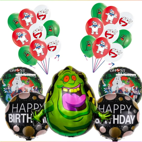 Ghostbusters Balloons Birthday Party Supplies Decor Fans Set Decorations Kit