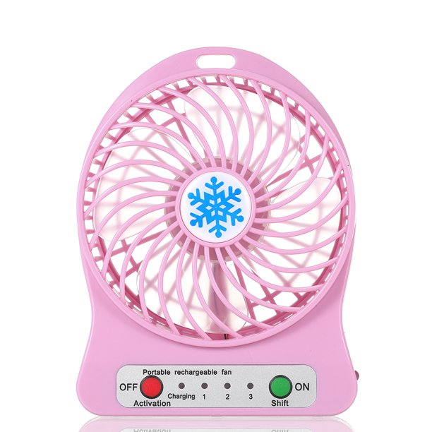 Ventilador USB olor portátil portátil recargable ventilador de luz LED mi yeacher estándar