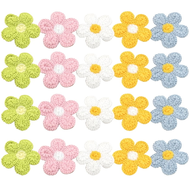 BRIGHTFUFU Patches de sombrero resistentes a 20 piezas Patches decorativos de ropa decorativa parches de ropa compacta