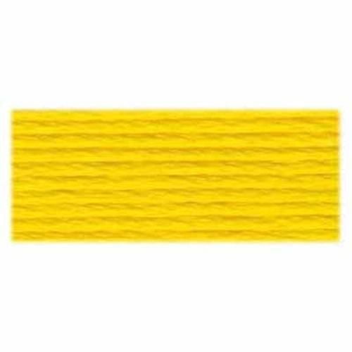 Fil à broder en coton DMC à 6 brins 8m – Jaune 6 Brins