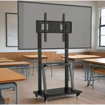 JYXOIHUB Mobile TV Stand Adjustable Rolling TV Cart for 32-70" Screens up to 176 Lbs for Living Room And Office