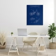 thumbnail image 2 of Stupell Industries Detailed Bicycle Blueprint Transportation Painting Gallery Wrapped Canvas Art Print Wall Art, 30 x 40, 2 of 7