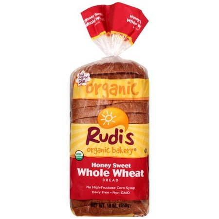 Rudi s Organic Bakery  Honey Sweet Whole Wheat Bread  18 oz 