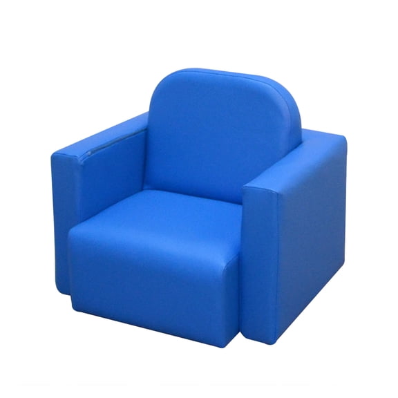 2-in-1 Multifunctional Kids Sofa Convertible Table and Chair Set for 3 years old Boys Girls, Blue