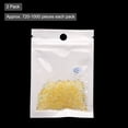 thumbnail image 3 of Uxcell Iridescent Glass Tiny Bubble Beads, 0.4-3mm 20g No Hole Micro Mini Round Golden Yellow Water Droplets Beads, 2-Pieces, 3 of 6