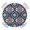 Blue Yellow, variant on Colorful Striped Round Tablecloth for 55-60 Inch Tables, Fitted Table Cover with Elastic Edge, Farmhouse Modern Stripes Art Waterproof Outdoor Table Cloth Protector for Patio Garden Dinner Picnic