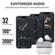 thumbnail image 5 of TOZO A1 2024 New Upgraded Wireless Earbuds, Bluetooth 5.3 in Ear Headphones Light-Weight, Support APP EQ Setting, Stereo Sound Headset Longer Playback with Charging Case Waterproof, White, 5 of 5
