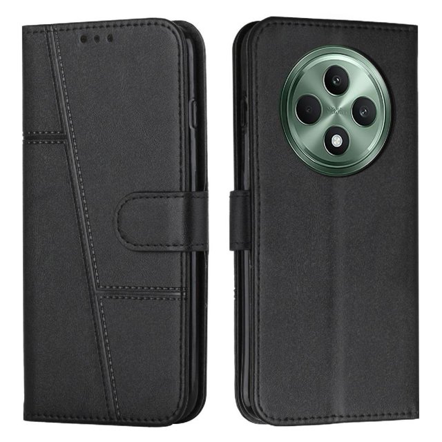 Funda Flip para FOXDOCK OPPO Reno12 F – Carcasa delgada y resistente a impactos con soporte para uso diario y profesional