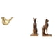 thumbnail image 1 of Figura de pájaros,Figura de pájaro dorado,decoración del hogar,estatua de animal,Estatuas decorativas de pájaros pequeños como accesorios de exhibición,Figura de mesa,Estatua de gato, 1 of 8