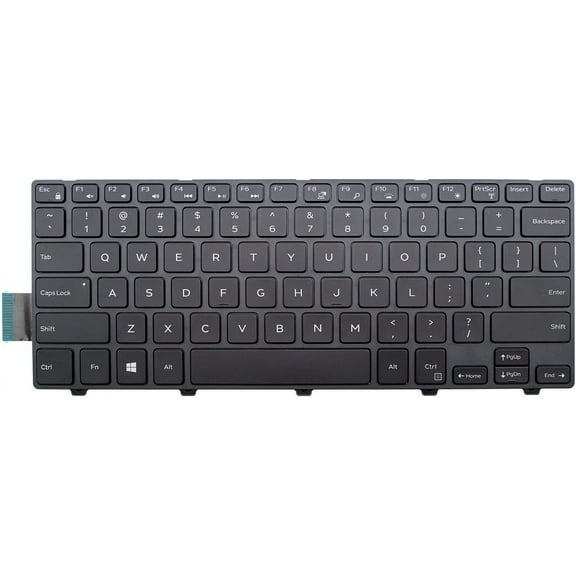 New US Black Keyboard (with Frame) Replacement for Dell PK1313P1A00 NSK-LQ0SC 01 050X15 PK1313P1A09 NSK-LQ0SC 1D 0FDKH0 NSK-LQ0SW 1D Laptop English Keyboard
