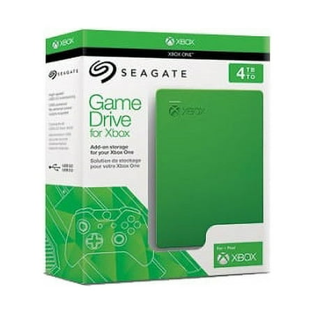 Seagate Game Drive for Xbox Officially Licensed 4TB External USB 3.0 Portable Hard Drive - Green