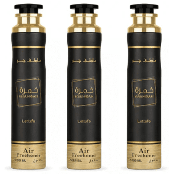 Lattafa - Khamrah Air Freshener 300ML (10.1 OZ) 3 Pcs