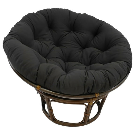Twill Papasan Cushion, 1 Count (Pack of 1), Black