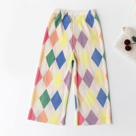 Antinious Kids Casual Sweatpants,Toddler Outer Pants,Summer Girls Mid Size Children Breathable Comfortable And Cool Pocket Pants,120,