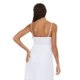 thumbnail image 3 of Forever 21 Women’s Maxi Dress with Lace Yoke Detail, Sleeveless Tiered Flowy Long Dress for Vacation and Casual Summer Styling, XS-XL, 3 of 6