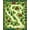 Green, Pattern 1, variant on Flatwoven High Traffic Area Rug, Playful Retro Forest Map Design, Non Slip, Stain Resistant, Washable Area Rugs for Living Room, Bedroom(Green, 4X6)