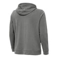 thumbnail image 3 of Men's-Antigua  Heather Black William Byron Effortless Full-Zip Hoodie, 3 of 3
