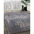 thumbnail image 2 of Ahgly Company Indoor Square Mid-Century Modern Gray Oriental Area Rugs, 6' Square, 2 of 6