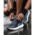 thumbnail image 4 of NY Threads Men's Running Shoes Comfortable and Lightweight Casual Sneakers, 9.5 US, Navy/White, 4 of 7