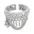 thumbnail image 1 of Bague Ouverte pour Femmes en Argent Sterling 925 - Ouverture No 13 (No 11-16 Ajustable), 1 of 5