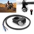 thumbnail image 4 of Handlebar Switch, High Accuracy And Sensitivity Motorcycle Handlebar Switch Aluminium Alloy Waterproof  For Electric Bicycles Utvs For 12V Motorcycles Atvs Red Light, 4 of 8
