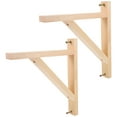 thumbnail image 3 of Miangastore 2pcs Shelf Mounting Bracket Wall Mounted Shelf Support Shelf Bracket Triangular Shelf Bracket, 3 of 8