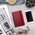 thumbnail image 6 of Clever Fox Password Book 2nd Edition Small – Pocket Password Keeper with Laminated Alphabetical Tabs – Internet Address Notebook & Login Details Organizer Journal – 3.5x5.6” (Wine Red), 6 of 6