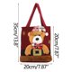 thumbnail image 3 of Bolsas de regalo navideñas para niños | Bolsas de dulces con cordón de Papá Noel, muñeco de nieve y reno | Bolsas reutilizables grandes de 20 x 22 cm para dulces y pequeños obsequios., 3 of 6