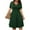 B160 Green plus size summer dresses clearance under $5, variant on Summer Dresses for Women under $10! Xqxayjr Plus Size Casual Dresses for Women High Waist Wrap V Neck Dresses Short Sleeve A-line Swing Flowy Church Work acation Beach Dresses