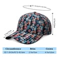 thumbnail image 4 of Psychedelic Weed Dad Hat, Washed Unstructured Baseball Cap with Lightweight Breathable Fabric, Tie Dye Weed and Weed Aesthetic Design Adjustable Cap for Hiking and Camping, 4 of 5