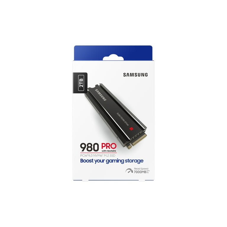 SAMSUNG 980 PRO M.2 2TB PCIe 4.0 SSD w/ Heatsink - High SAMSUNG 980 PRO M.2 2TB PCIe 4.0 SSD w/ Heatsink - High