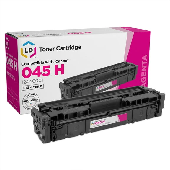 LD Products Compatible Replacement Canon 045H / 1244C001 High Yield Magenta Toner Cartridge
