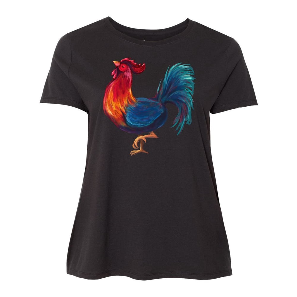 rooster button down shirt