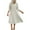Beige, variant on LOVZFMLL Summer Dresses for Women Crew Neck Bell Sleeve Casual Polka Dots Midi Dresses Work Fit Wedding Guest Dresses Beige L