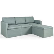 Convertible Sectional Sofa L-Shaped Couch w/Reversible Chaise