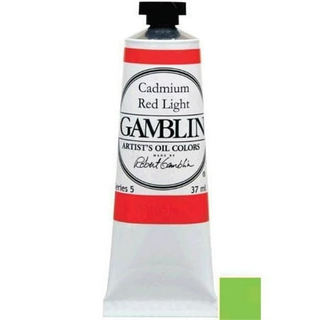 UPC: 0729911115008 | Gamblin G1500 37ml Artists Grade Oil Color – Permanent Green Light