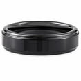 thumbnail image 2 of 7Mm Wide Polished Black Ceramic Ring, 2 of 2