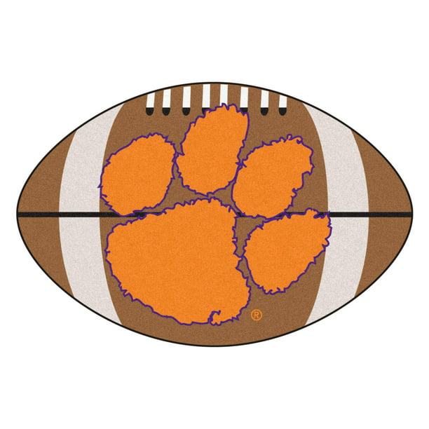Clemson Tigers 20 5 X 32 Football, Dirt Stopper Rugby