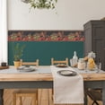 thumbnail image 6 of Tuscan Kitchen Fruits Wallpaper Border - Squirrel, Red Apple, Pear on Black Crackle - Kitchen Wall Décor - 15 feet Long, 6.875 in. Wide, 6 of 8