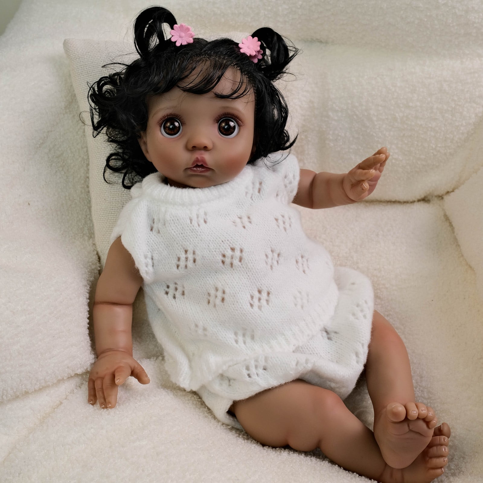Reborn Baby Dolls - 16 inch Cute Realistic Cloth Body Newborn Real Life Baby Dolls with Complete Accessories Perfect for Cuddling, Playtime, and Gift Giving