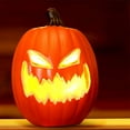 thumbnail image 4 of KMMYS Halloween Pumpkin Lantern, LED Lighted Decoration, Realistic Blow Molded Design, Festive Home Decor, Ideal for Parties and Photography, Versatile Fall Decor, Creepy Halloween Props, 4 of 6