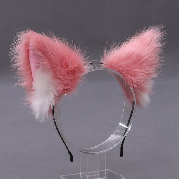 Visland Serre-Tête Oreilles de Chats Long Duveteux Adorable Peluche Exquis Cosplay Fête Accessoire de Tête pour Fête Visland Serre-Tête Oreilles de Chats Long Duveteux Adorable Peluche Exquis Cosplay Fête Accessoire de Tête pour Fête