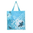 thumbnail image 2 of Butterfly Fold Shopping Bag Reusable Bag Large Capacity Portable Shopping Bag Storage Case,Sky Blue,Oxford Cloth, 2 of 2