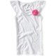 thumbnail image 1 of Aeropostale - Camiseta sin mangas con mangas onduladas para mujer, color sólido, blanco, pequeño, 1 of 1