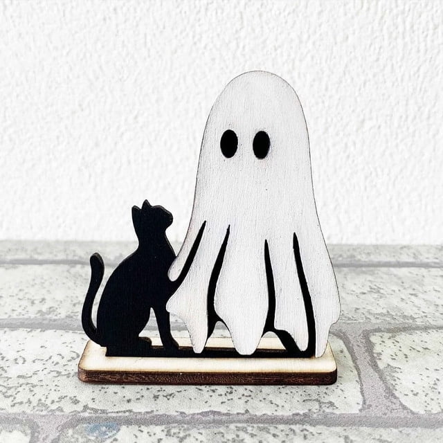 Lindos adornos de fantasmas para Halloween